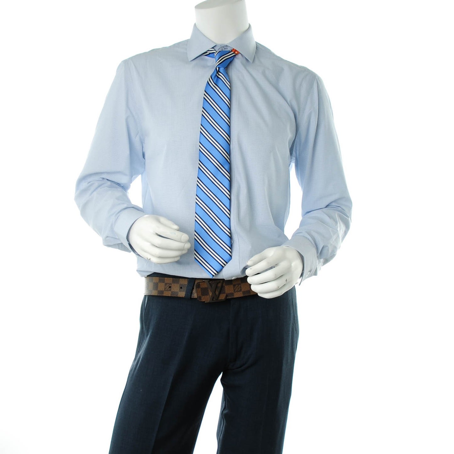 Damier Ebene 40mm LV Initiales Belt 95 38