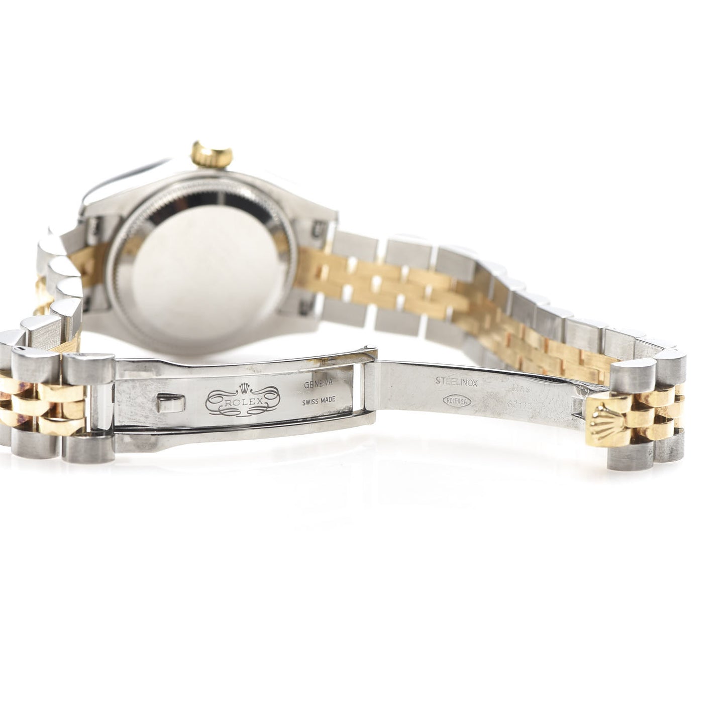 Stainless Steel 18K Yellow Gold Diamond Meteorite 26mm Oyster Perpetual Datejust Watch 179173