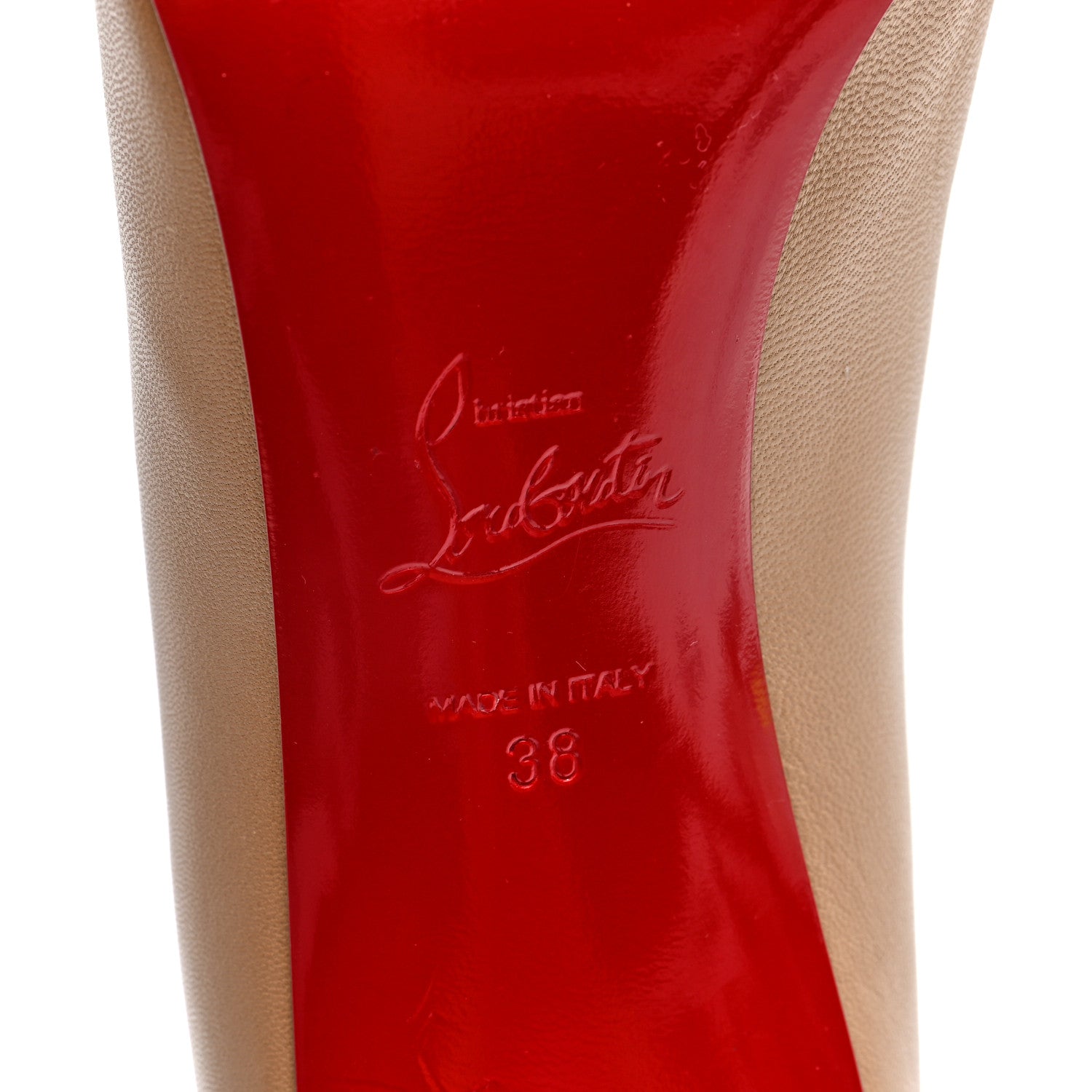 Christian Louboutin kid Condora 85 Pumps 38 Nude 7 of 8