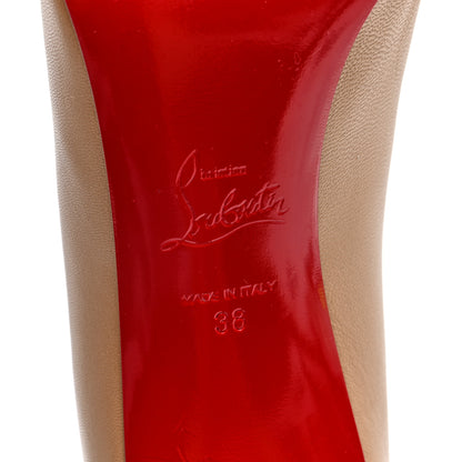 Christian Louboutin kid Condora 85 Pumps 38 Nude 7 of 8