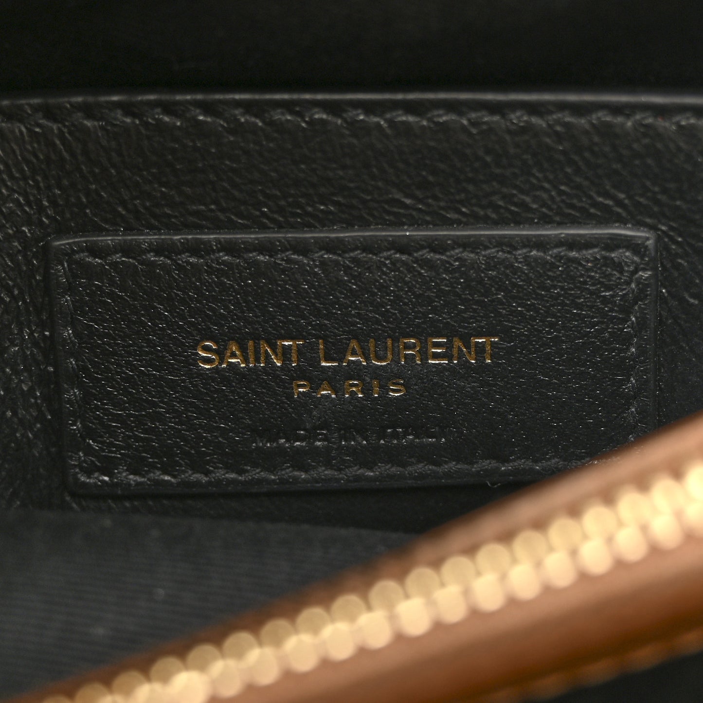 Calfskin Y Quilted Monogram Small Loulou Chain Satchel Dark Natural