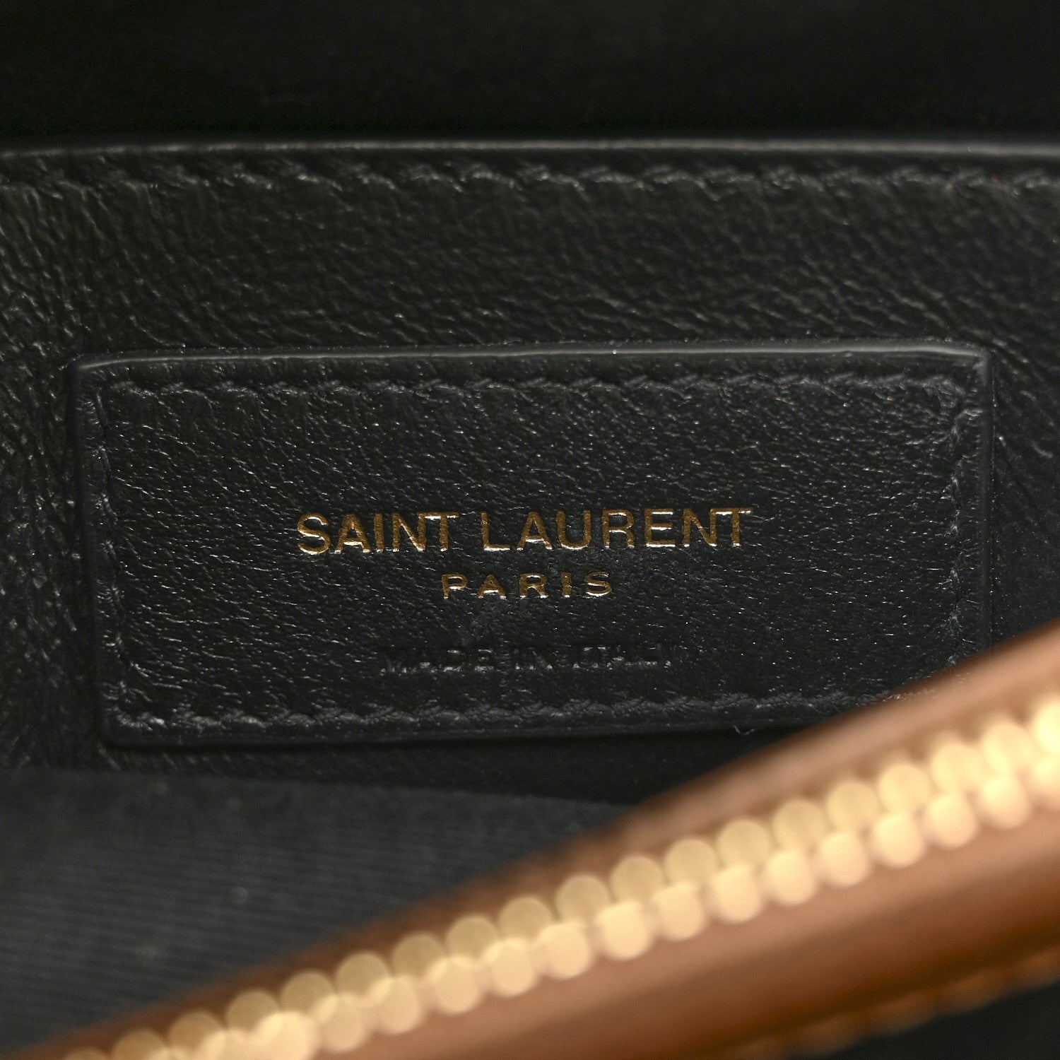 Saint Laurent Calfskin Y Quilted Monogram Small Loulou Chain Satchel Dark Natural 6 of 11