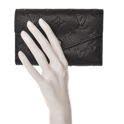 Louis Vuitton Empreinte Compact Curieuse Wallet Black 2 of 6