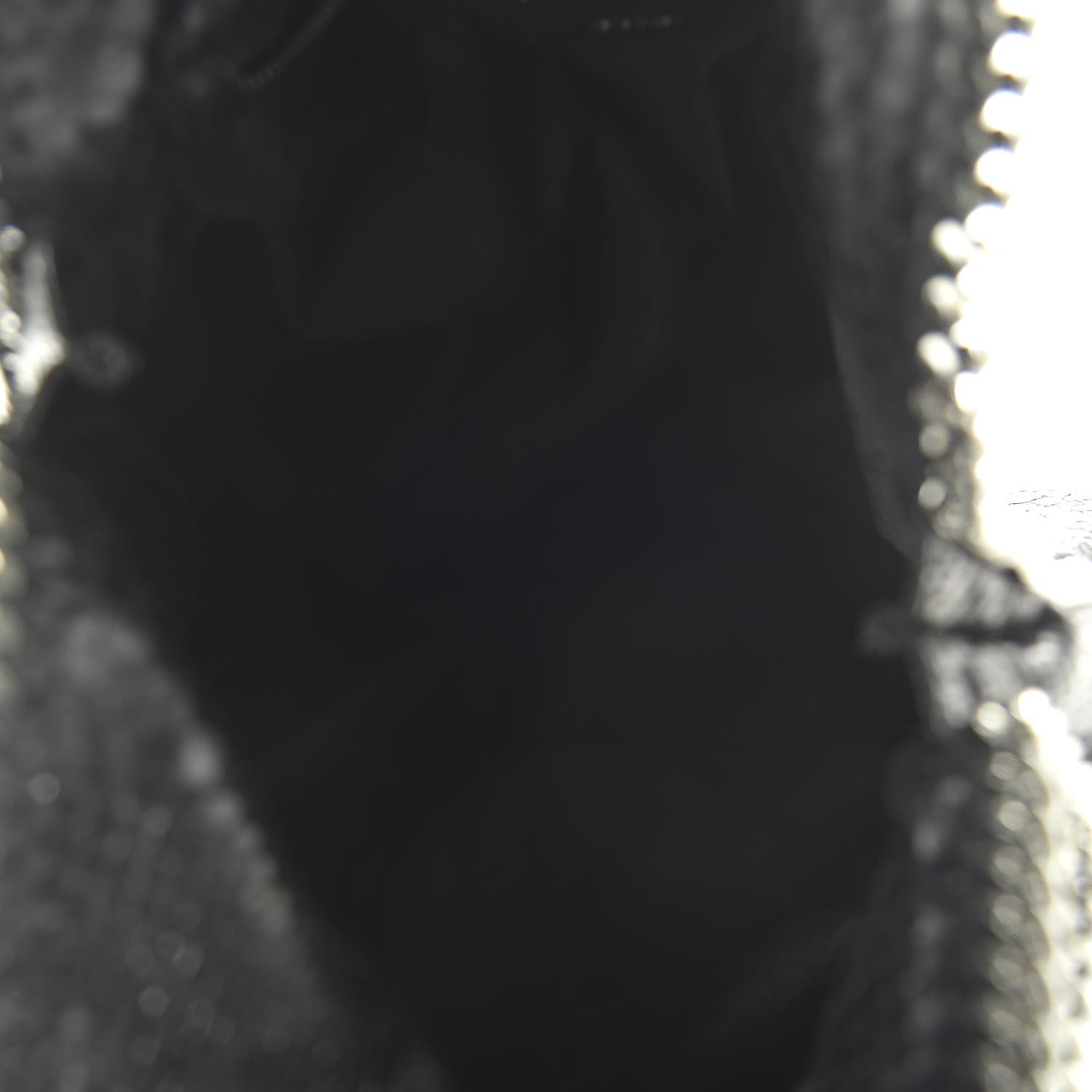 Stella McCartney Eco Python Falabella Fold Over Tote Black 5 of 9