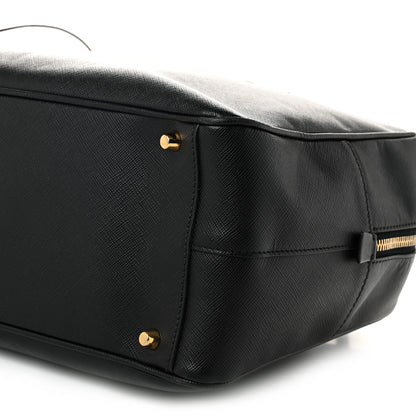 Prada Saffiano Lux Bowler Black 10 of 10