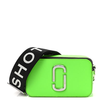 Marc Jacobs Saffiano Small Snapshot Camera Bag Bright Green 1 of 9