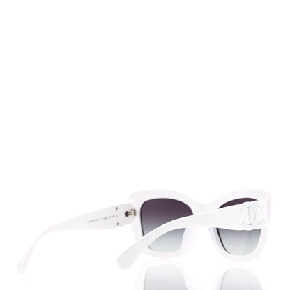 Chanel Acetate Square Sunglasses 71391 White 4 of 7