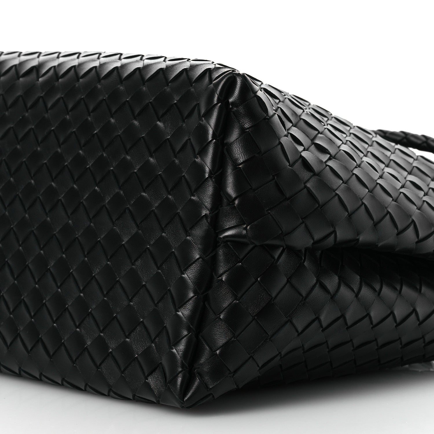 Bottega Veneta Nappa Intrecciato Large Andiamo Shoulder Bag Black 11 of 12