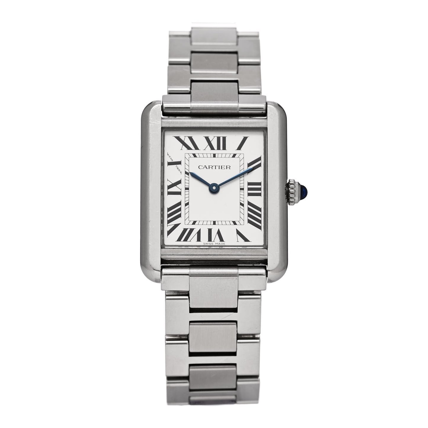 Stainless Steel 24mm Tank Solo Quartz Watch