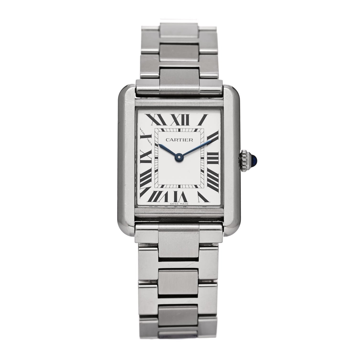 Cartier Stainless Steel 24mm Tank Solo Quartz Watch 1 of 5