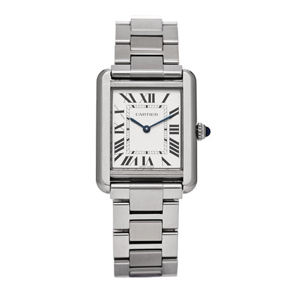 Cartier Stainless Steel 24mm Tank Solo Quartz Watch 1 of 5