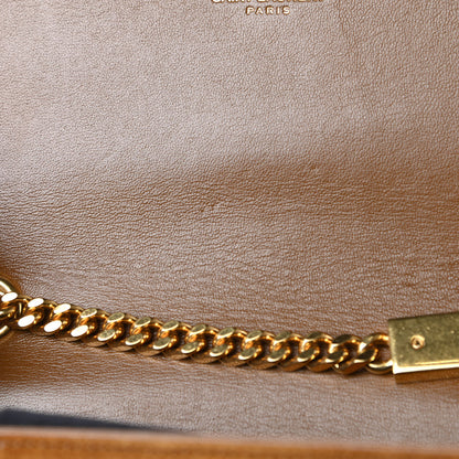 Saint Laurent Suede Small Classic Monogram Kate Tassel Satchel Light Ochre 17 of 17