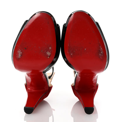 Christian Louboutin Morphee Calfskin Suede Barbara 120 Peep Toe Pumps 39 Version Testa Di Moro 6 of 9