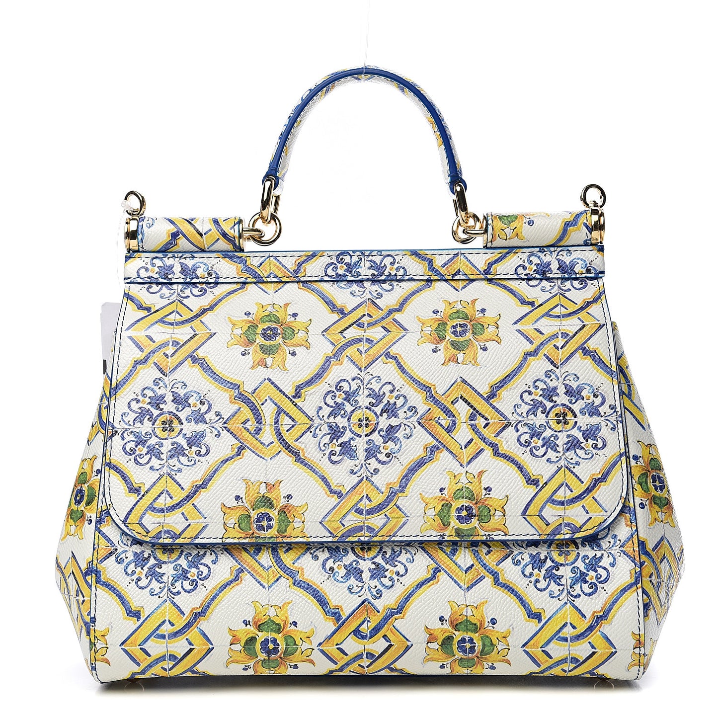 Dauphine Majolica Print Medium Miss Sicily Satchel Multicolor