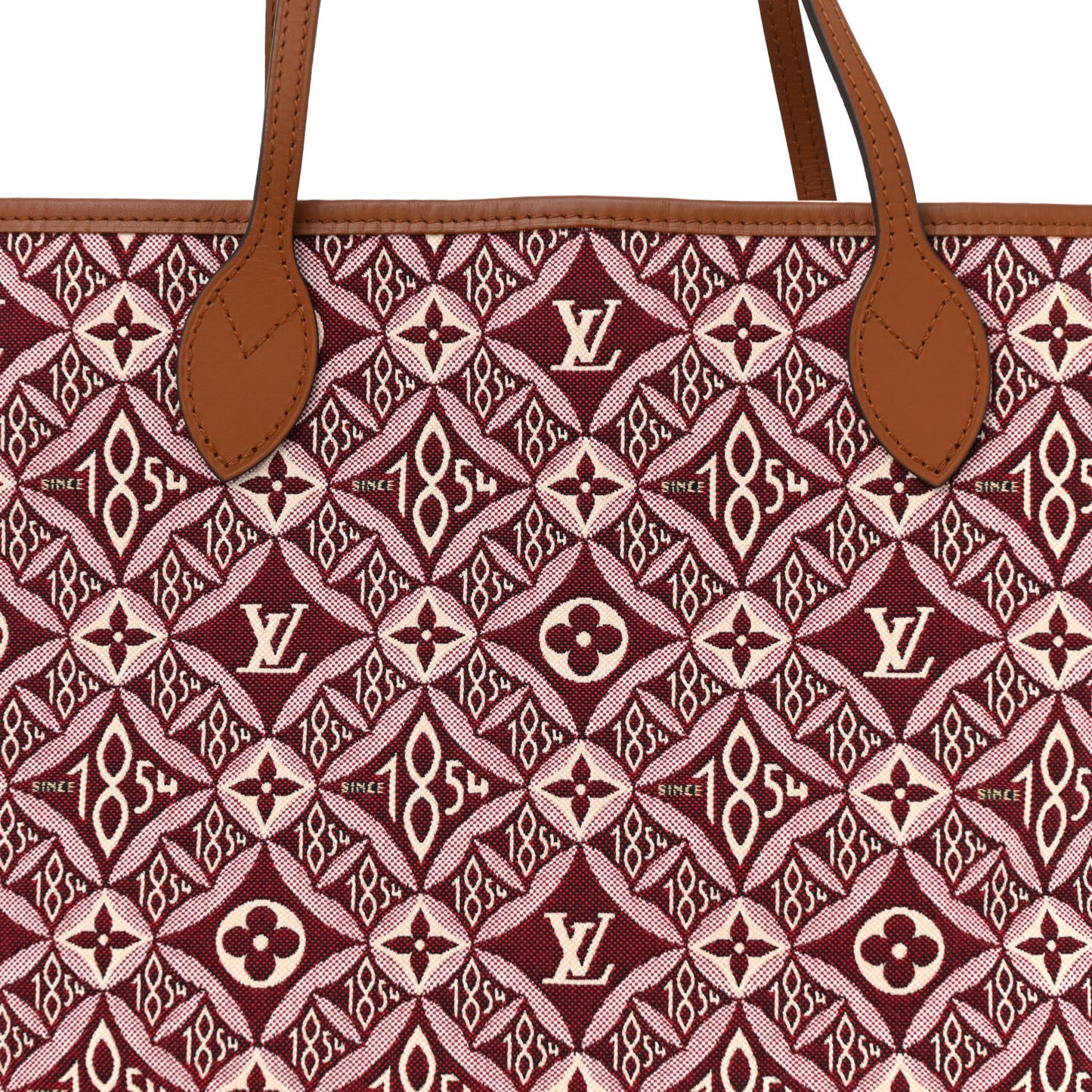 Jacquard Since 1854 Neverfull MM Bordeaux