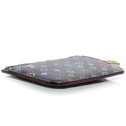 Louis Vuitton Monogram Multicolor Key Pouch Black Grenade 4 of 8