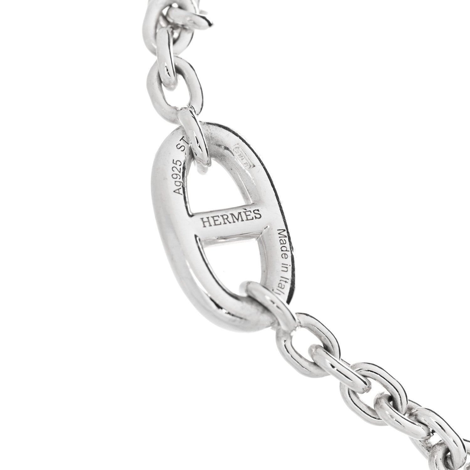 Hermes Sterling Silver Farandole Bracelet ST 3 of 3