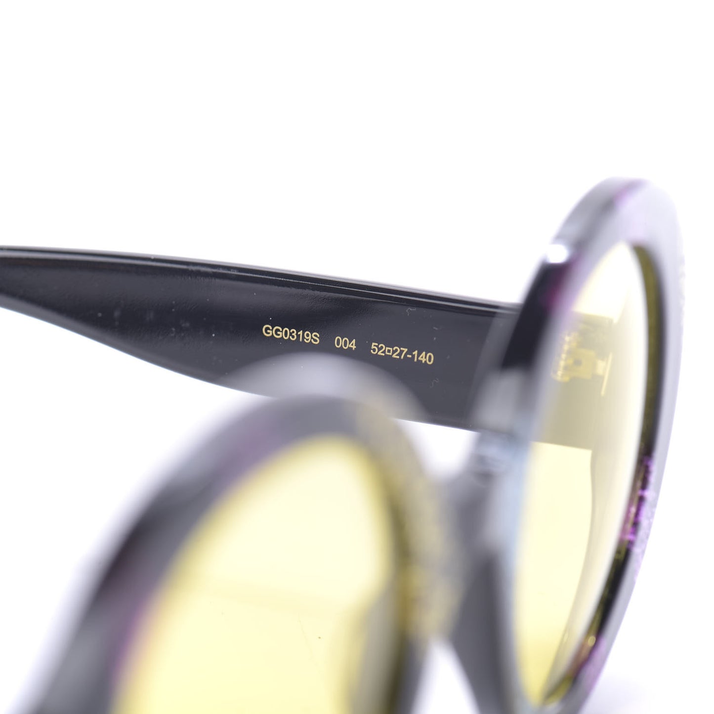 Acetate Round Glitter GG0319S Sunglasses Rainbow