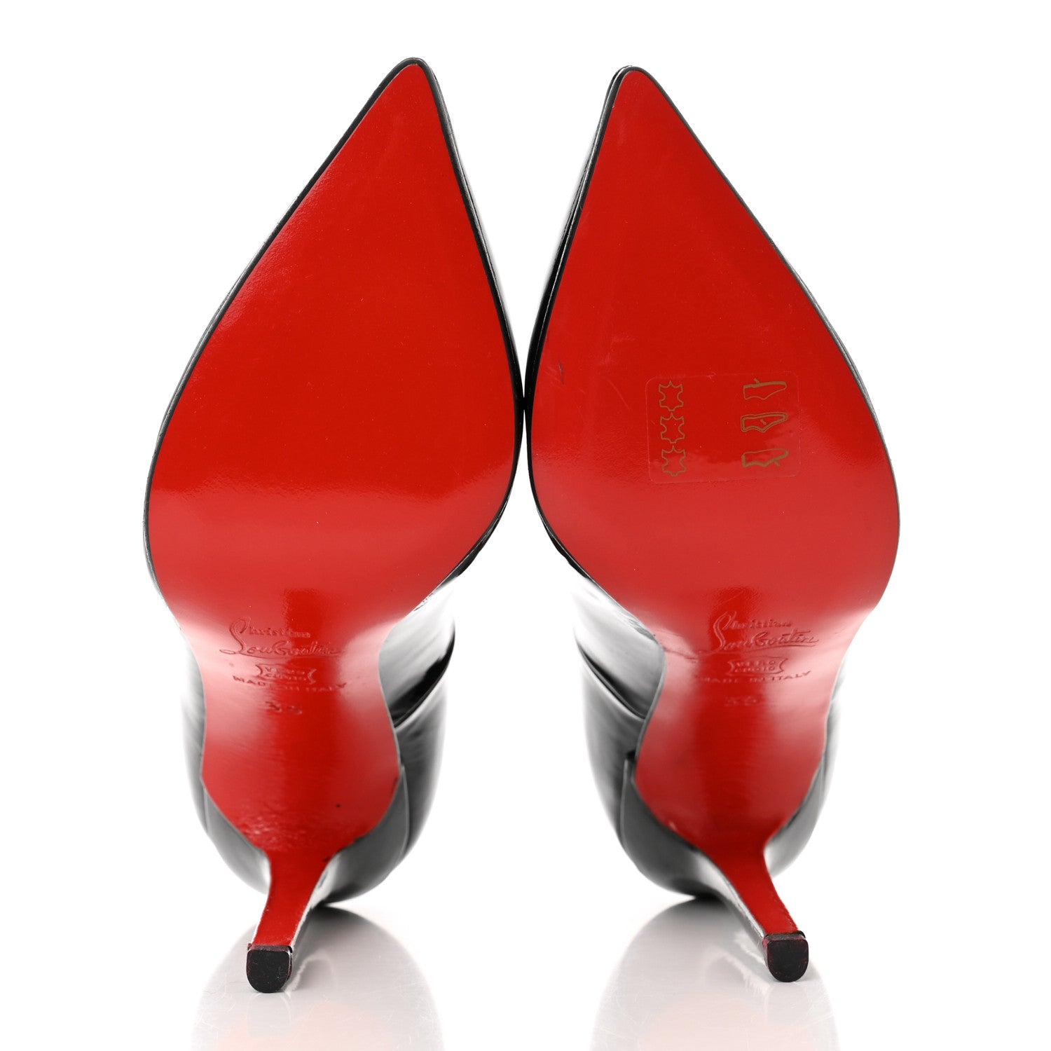 Christian Louboutin Patent Pigalle Follies 100 Pumps 35 Black 5 of 8