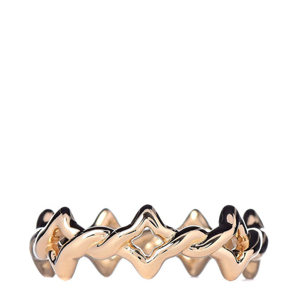 David Yurman 18K Yellow Gold 6mm Quatrefoil Stack Ring 50 5.25 1 of 4