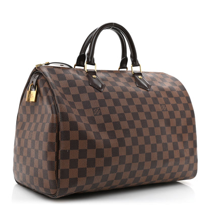 Louis Vuitton Damier Ebene Speedy 35 3 of 9