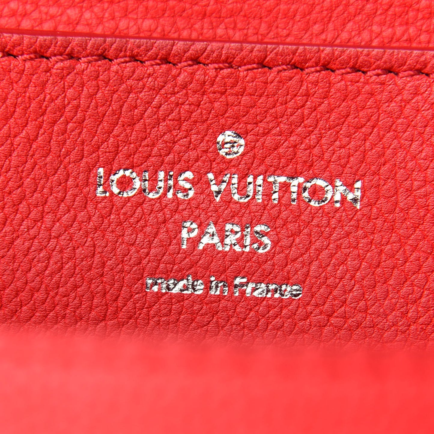 Soft Calfskin Lockme Backpack Rubis