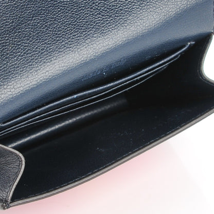 Celine Smooth Calfskin Pocket Card Holder Fushia 7 of 7