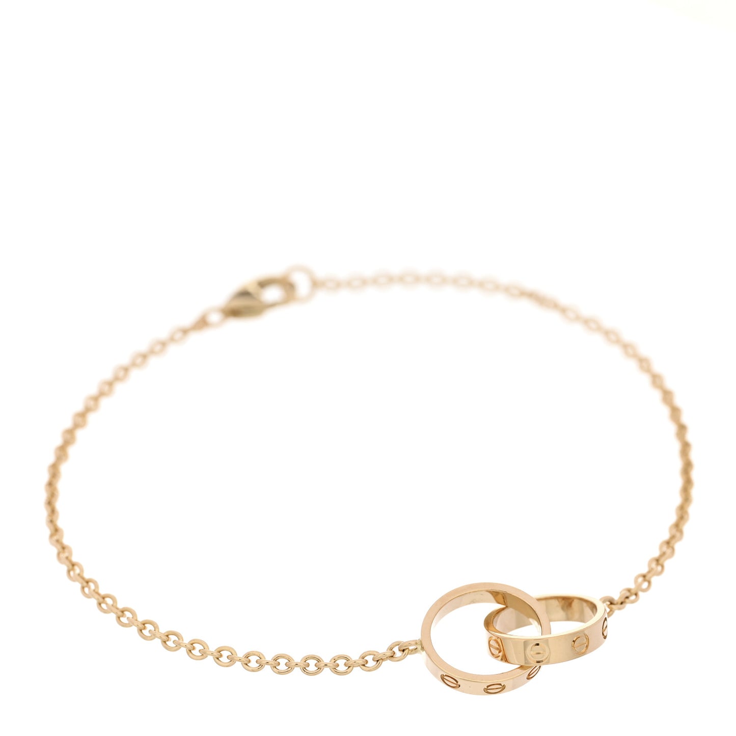 18K Yellow Gold Interlocking LOVE Bracelet