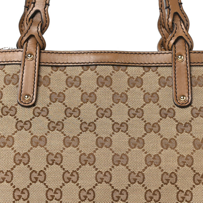 Gucci Monogram Small Craft Tote Light Brown 9 of 12