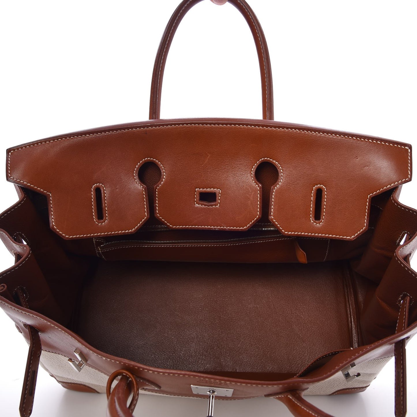 Toile Barenia Birkin 35 Fauve
