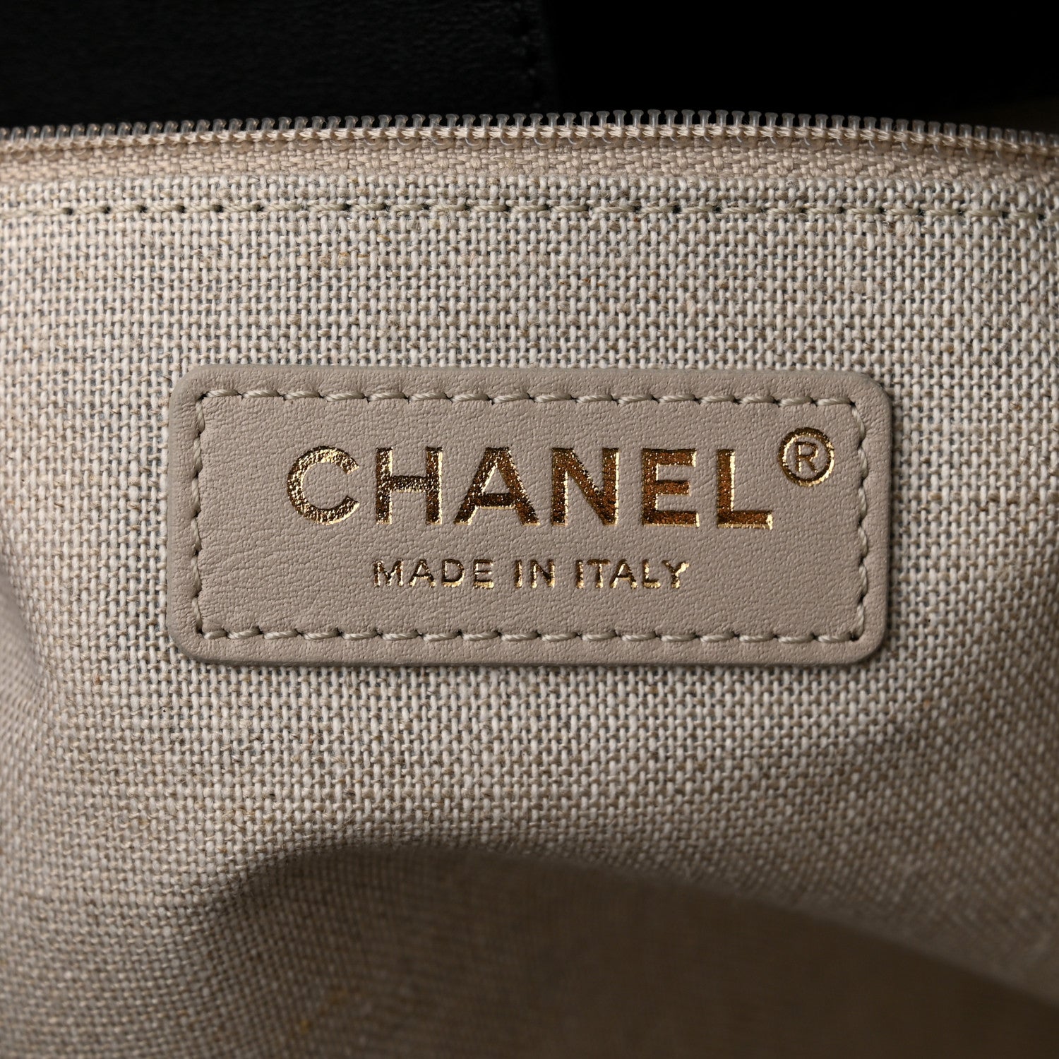 Chanel Calfskin Medium Deauville Tote Black Multicolor 7 of 12