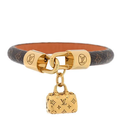 Louis Vuitton Monogram Speedy Charm Bracelet 17 1 of 5