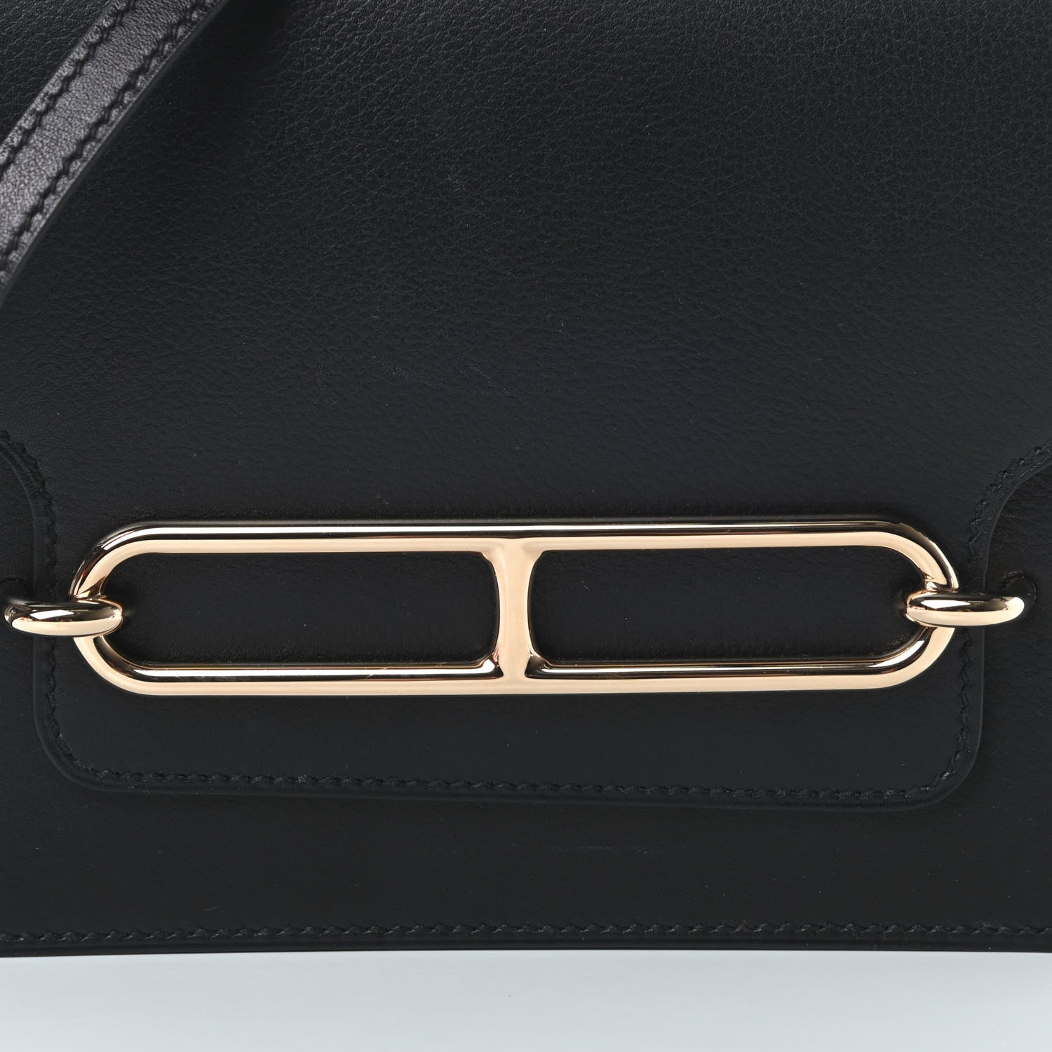 Hermes Evergrain Mini Sac Roulis Black 8 of 11