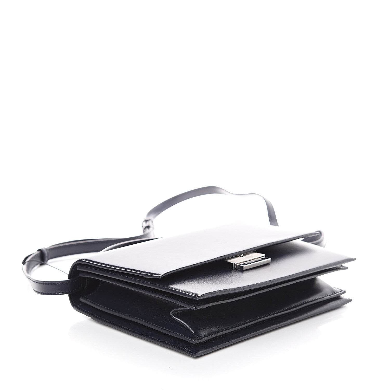 Saint Laurent Calfskin Medium Babylone Navy 3 of 8