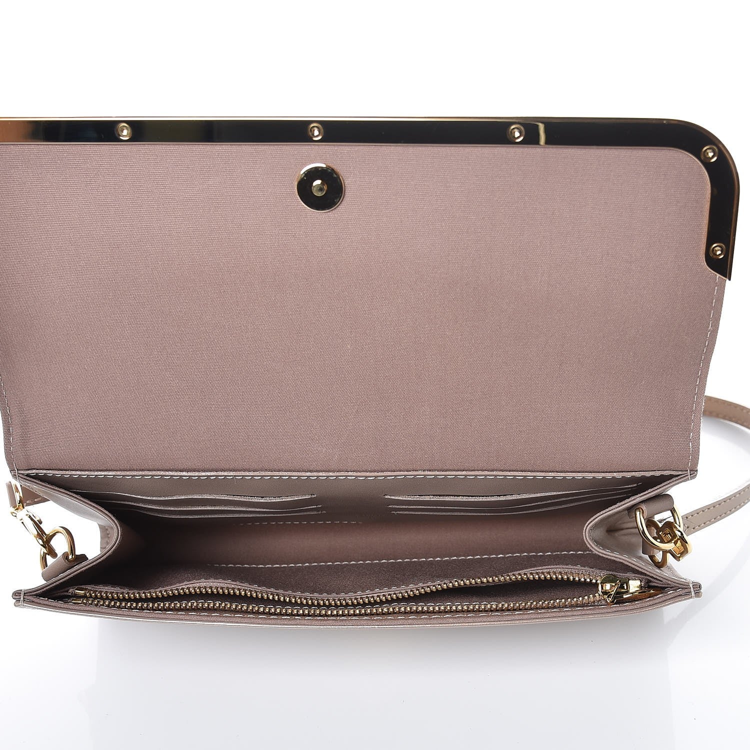 Louis Vuitton Vernis Rossmore MM Beige Poudre 5 of 6