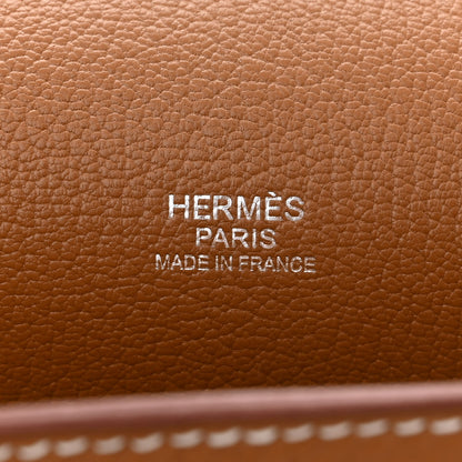 Hermes Taurillon Clemence Jypsiere 31 Gold 6 of 11