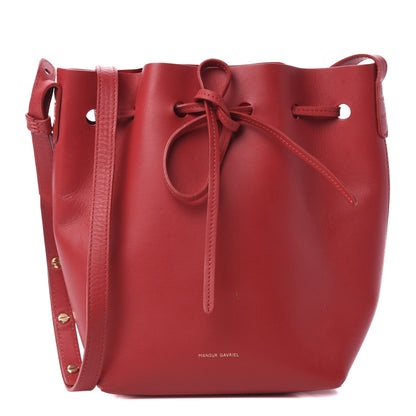 Mansur Gavriel Calfskin Mini Bucket Bag Flamma 1 of 11
