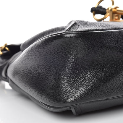 Chloe Grained Lambskin Calfskin Medium Lexa Shoulder Bag Black 6 of 19