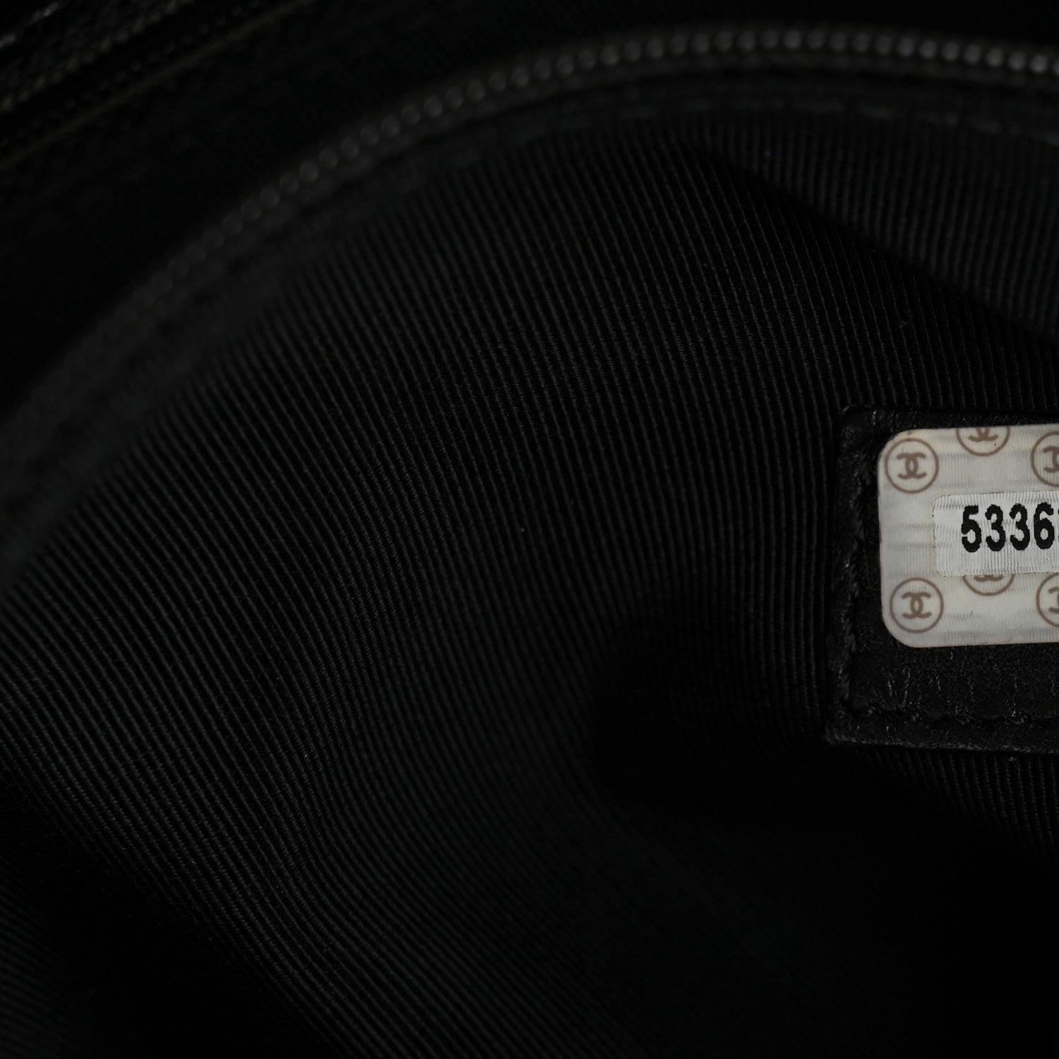 Chanel Caviar Large CC Shoulder Bag Black 7 of 10