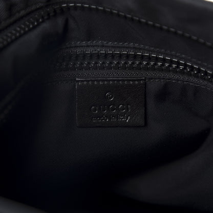 Gucci Nylon Web Interlocking G Messenger Bag Black 8 of 10