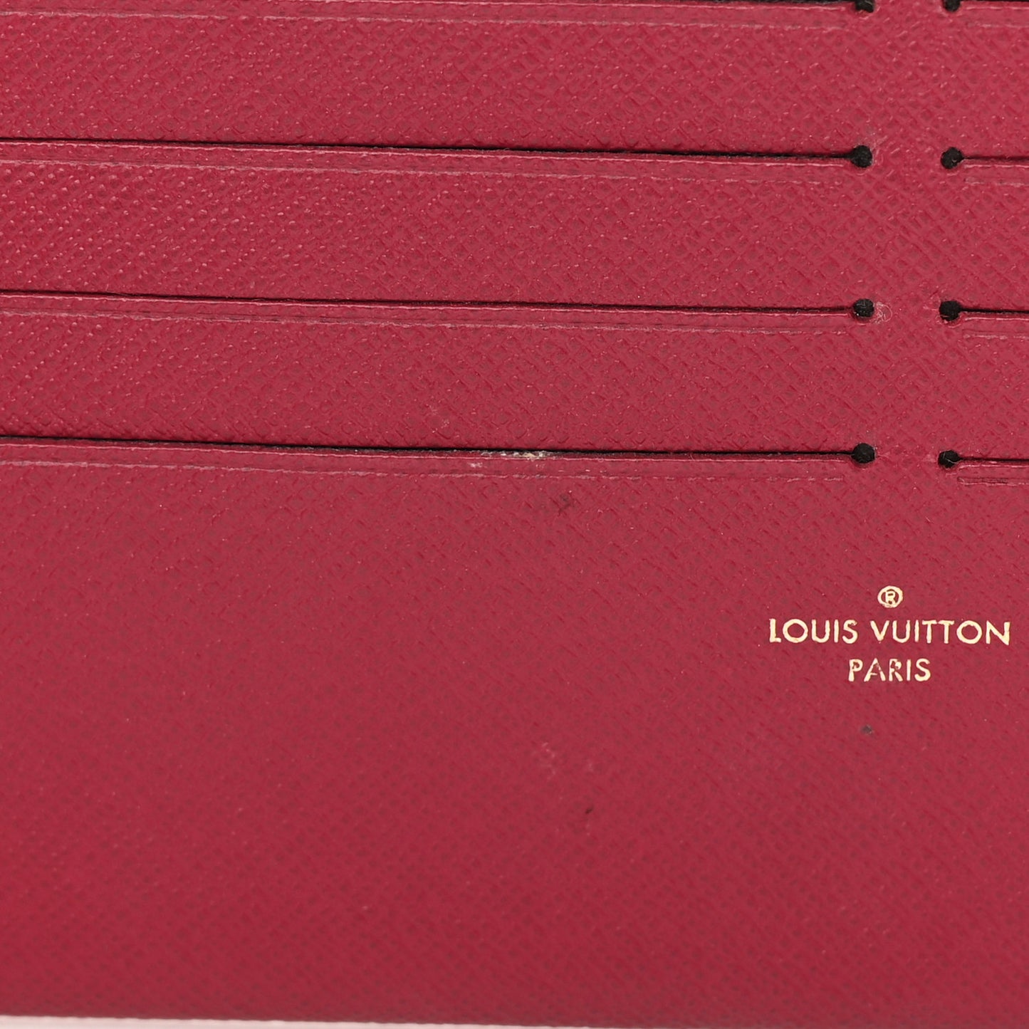 Monogram Pochette Felicie Chain Wallet Fuchsia