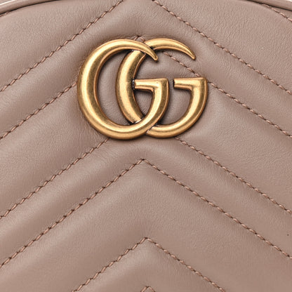 Gucci Calfskin Matelasse GG Marmont Belt Bag 95 38 Porcelain Rose 8 of 11