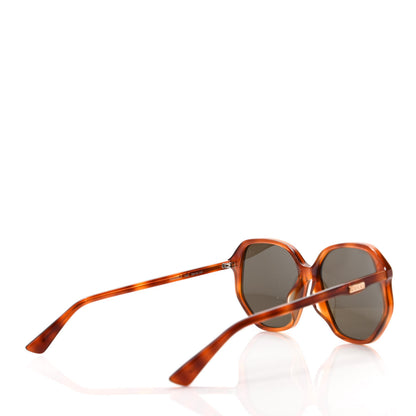 Gucci Acetate Round Sunglasses GG0258SA Tortoise 4 of 7