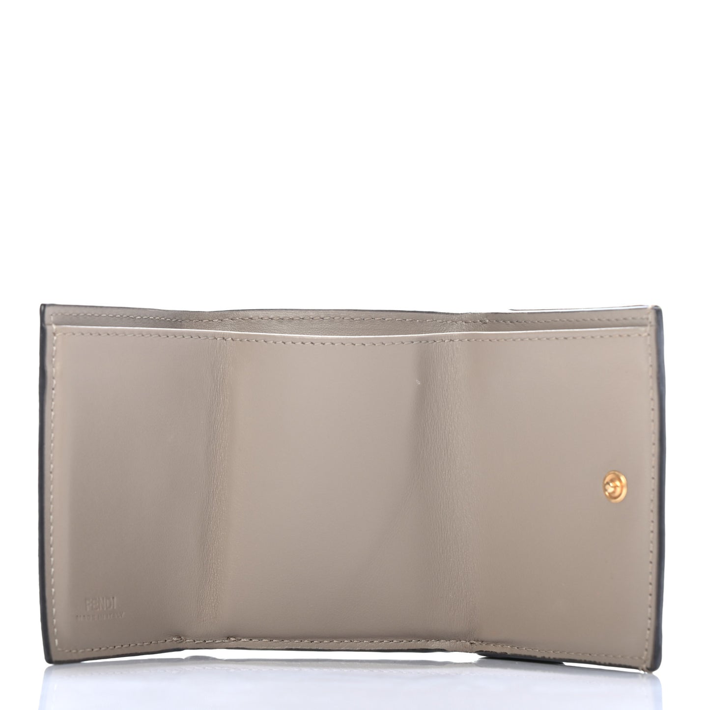 Vitello Cruise F is Fendi Micro Tri-Fold Envelope Wallet Tortora