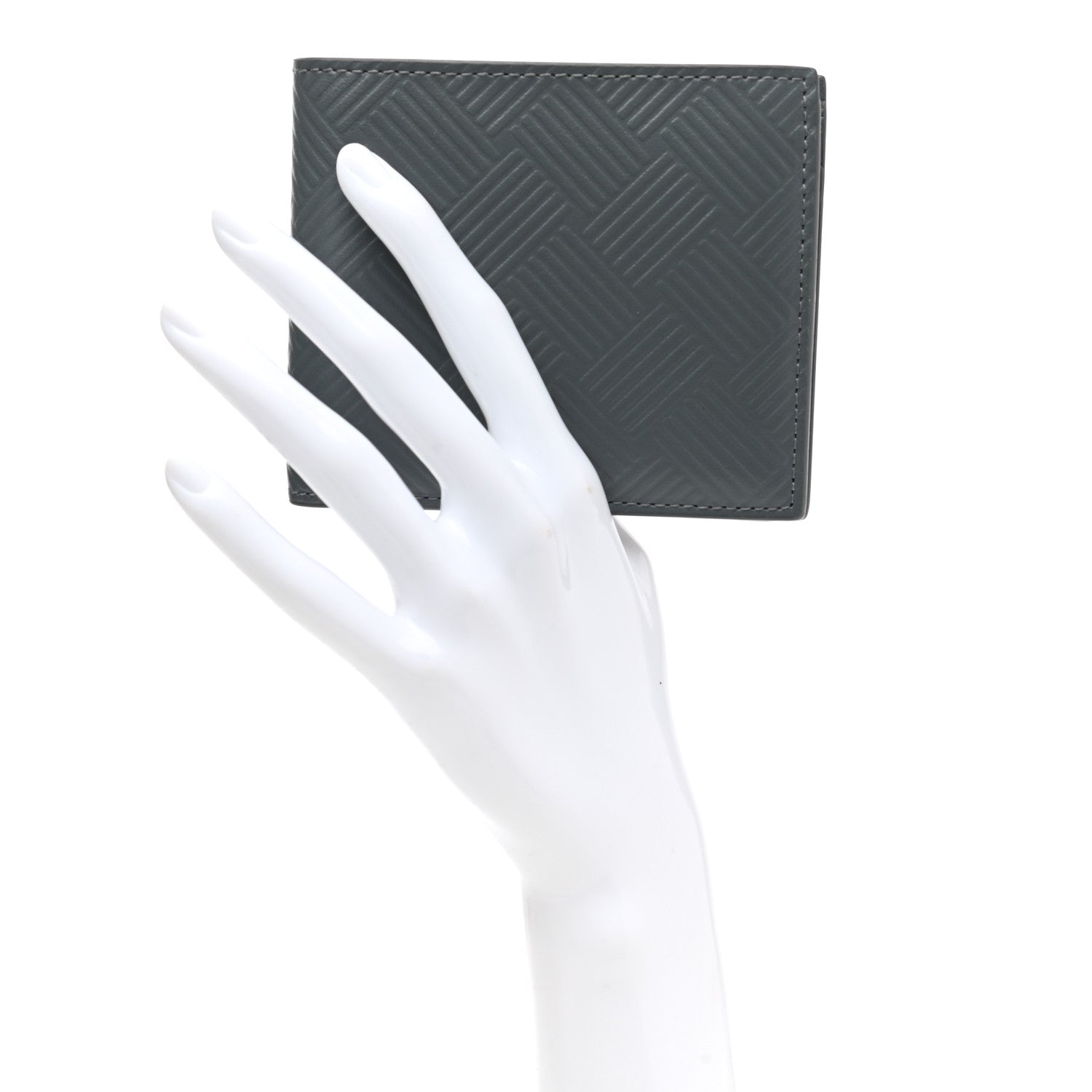 Bottega Veneta Nappa Intrecciato Embossed Bi-Fold Wallet Thunder 2 of 6
