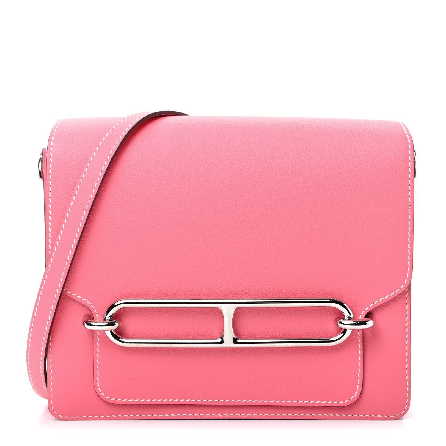 Hermes Evercolor Sac Roulis 23 Rose Azalee 1 of 9