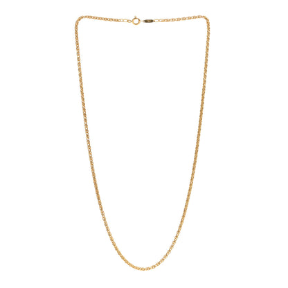 Tiffany 18K Yellow Gold Wheat Chain Necklace 18.5" 3 of 5