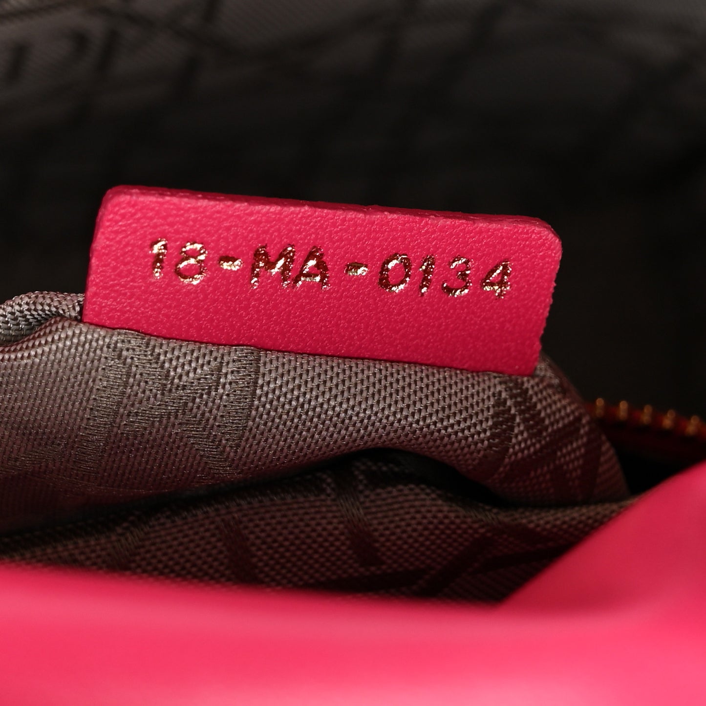Lambskin Cannage Mini Lady Dior Pink