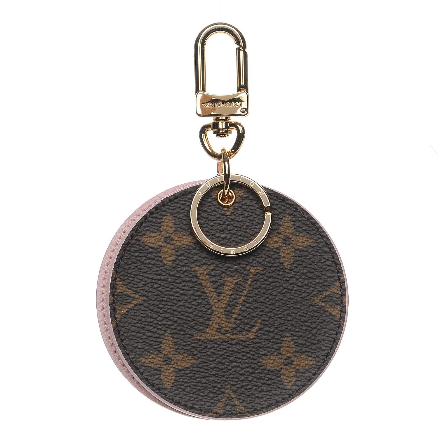 Louis Vuitton Monogram LV Mirror Key Holder Rose Ballerine 1 of 6