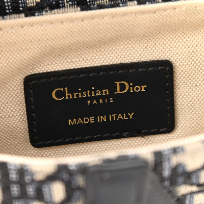 Christian Dior Oblique Mini Saddle Bag Blue 6 of 11